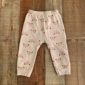 Pekkle Baby Girl Pants With Fox Faces - 18M